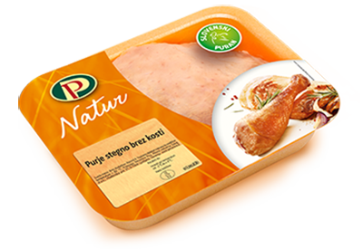 Natur puran Purje stegno brez kosti 600g