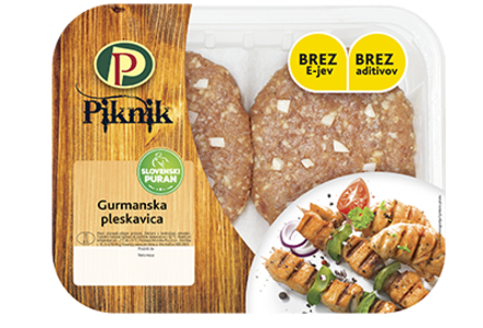 Piknik Gurmanska pleskavica s sirom 480g