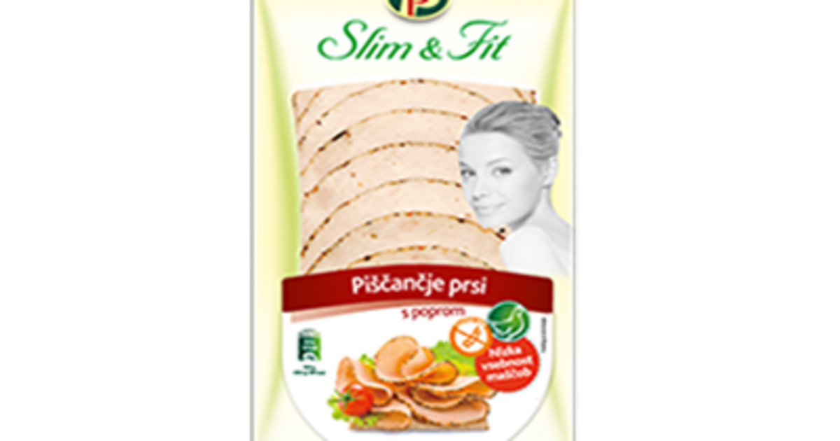 Chicken breast with pepper Slim & Fit, cold cuts » Perutnina Ptuj