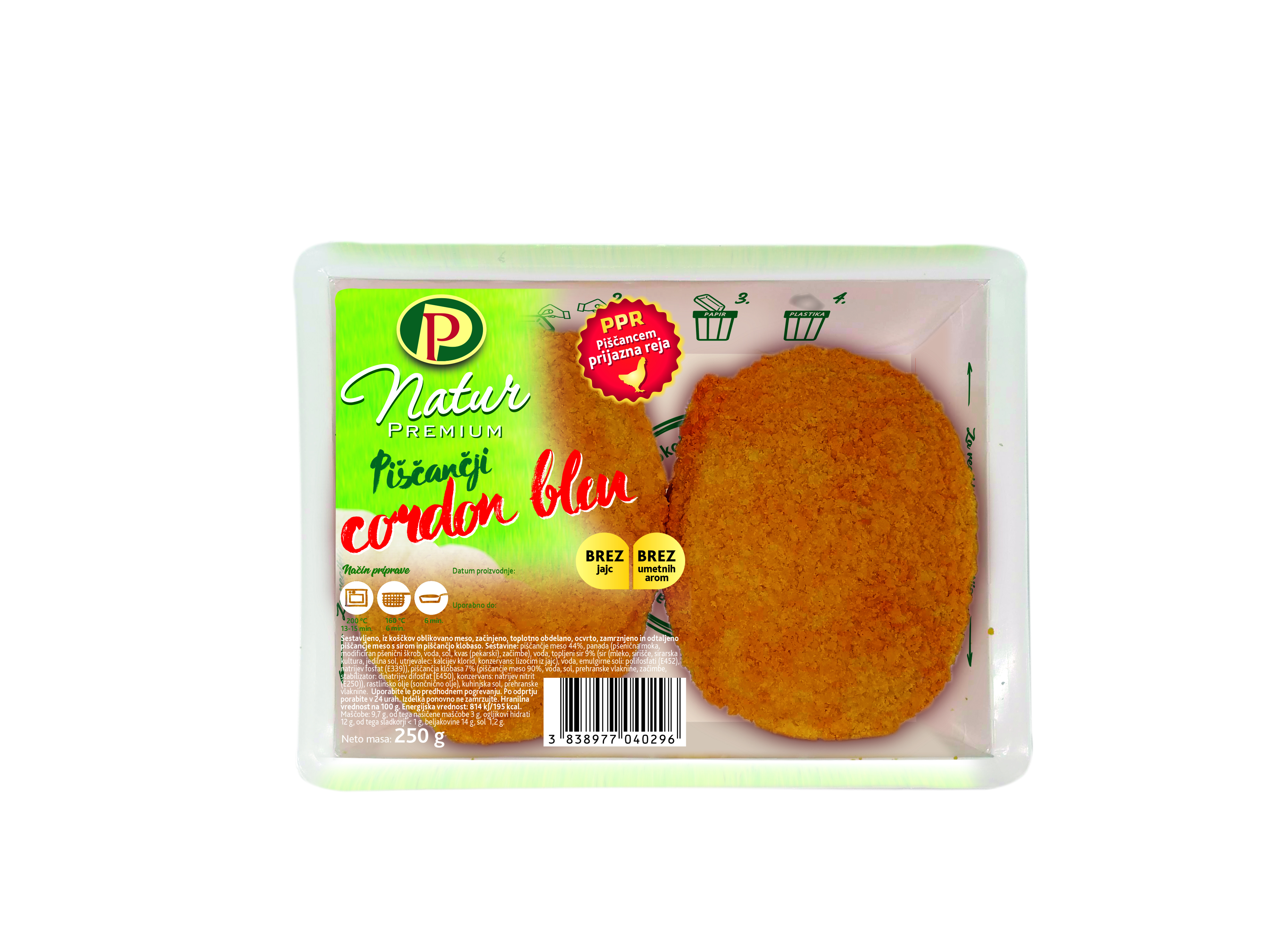 4164 Pil.cordon bleu 250g svezo