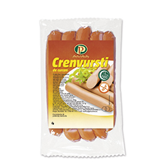 Crenvursti de curcan 350g pentru reviste 240x240