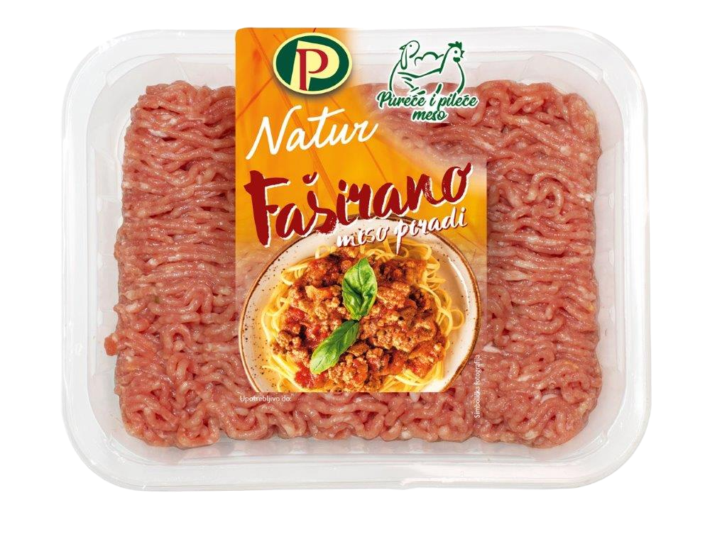 Fasirano meso piscanec+puran Natur 450g TOP BIH fococlipping HD