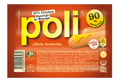 HR Poli Hrenovka pileca 260g