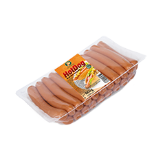 PP RO 0009 2586 Hot Dog de pui fara membrana vrac 1 KG