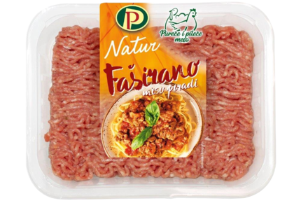 Fasirano meso piscanec+puran Natur 450g TOP BIH fococlipping HD