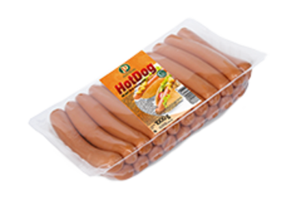 PP RO 0009 2586 Hot Dog de pui fara membrana vrac 1 KG