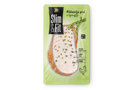 SlimFit Piscancje prsi s sparglji narezek 2027