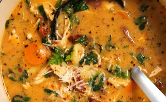 Kremna piscancja juha z njoki in zelenjavo11